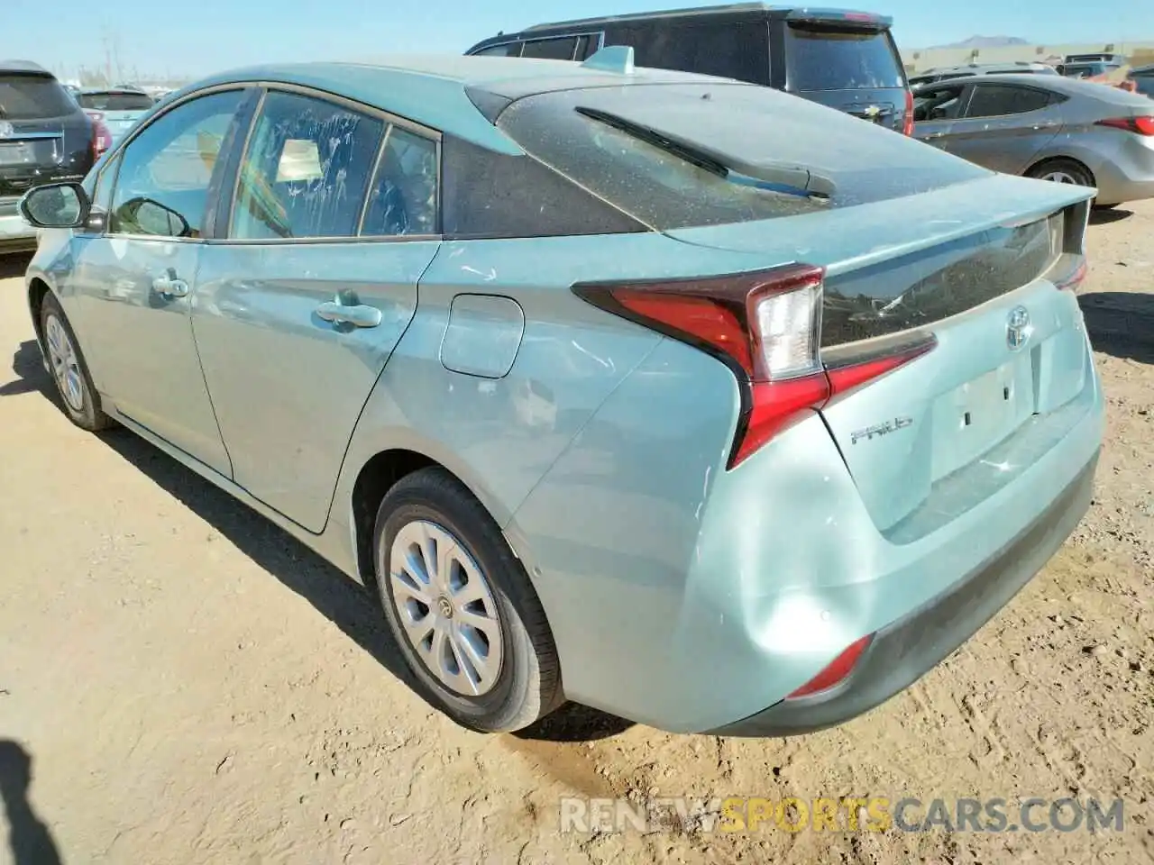 3 Photograph of a damaged car JTDKARFU7L3110583 TOYOTA PRIUS 2020