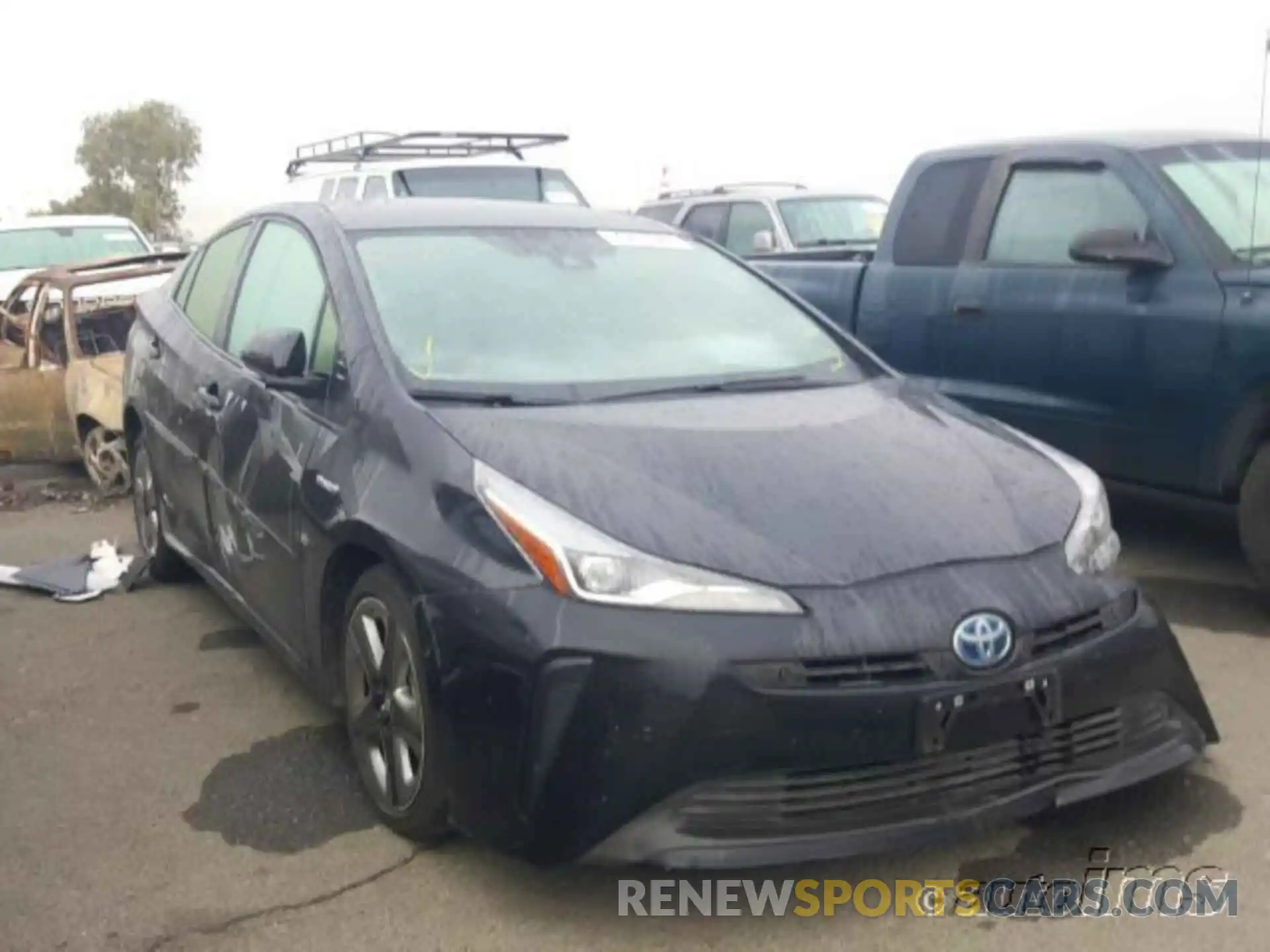 1 Photograph of a damaged car JTDKARFU7L3111958 TOYOTA PRIUS 2020