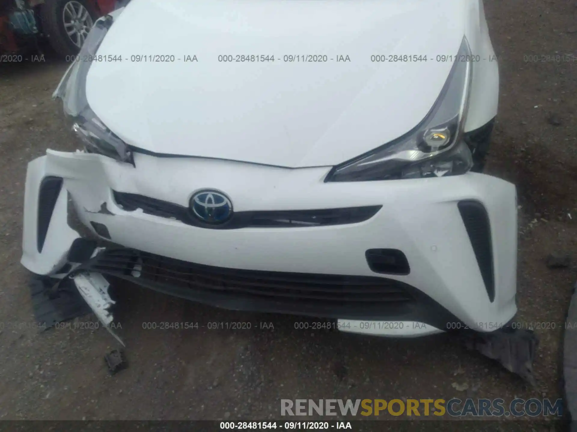 6 Photograph of a damaged car JTDKARFU7L3112611 TOYOTA PRIUS 2020