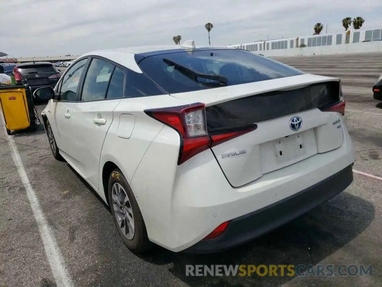 3 Photograph of a damaged car JTDKARFU7L3112625 TOYOTA PRIUS 2020