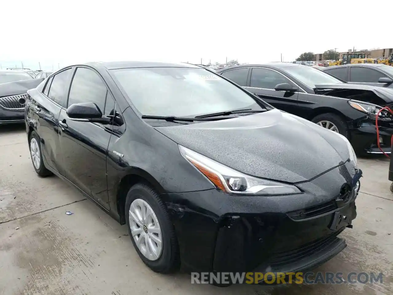 1 Photograph of a damaged car JTDKARFU7L3119834 TOYOTA PRIUS 2020