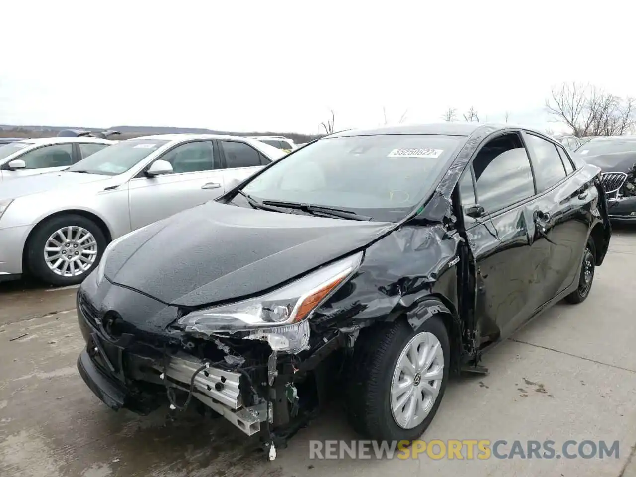 2 Photograph of a damaged car JTDKARFU7L3119834 TOYOTA PRIUS 2020