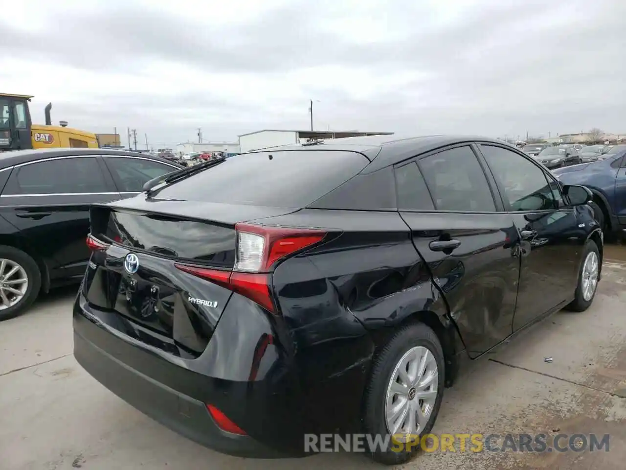 4 Photograph of a damaged car JTDKARFU7L3119834 TOYOTA PRIUS 2020