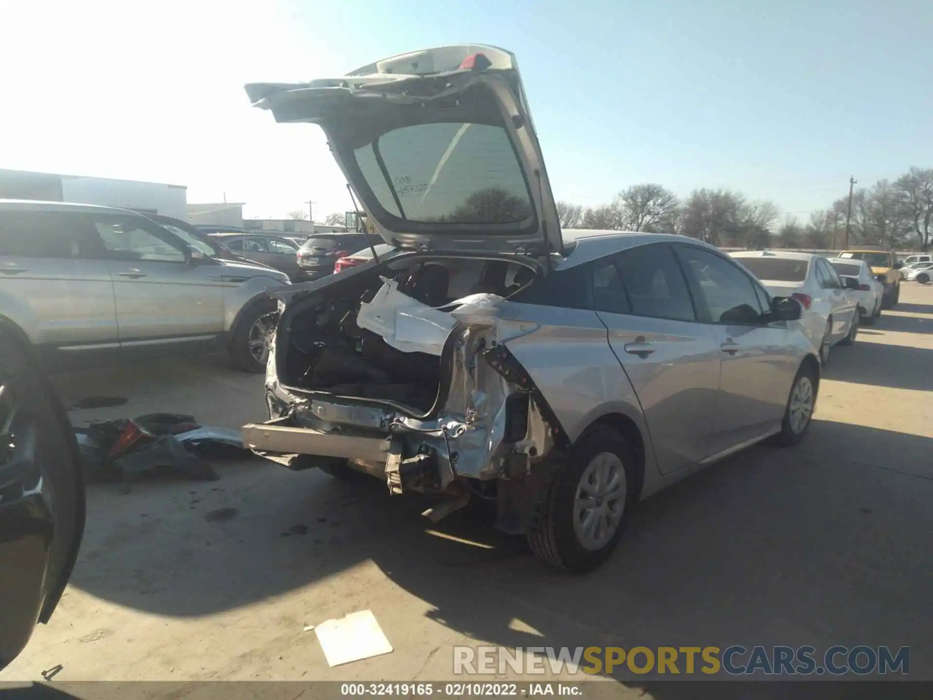 4 Photograph of a damaged car JTDKARFU7L3120238 TOYOTA PRIUS 2020