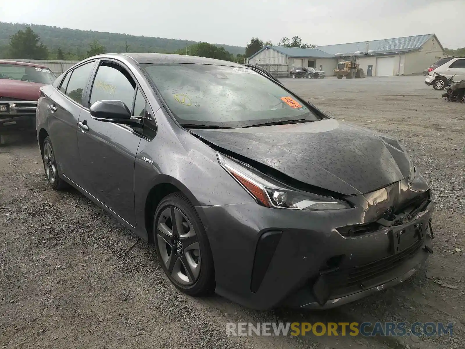 1 Photograph of a damaged car JTDKARFU7L3121650 TOYOTA PRIUS 2020