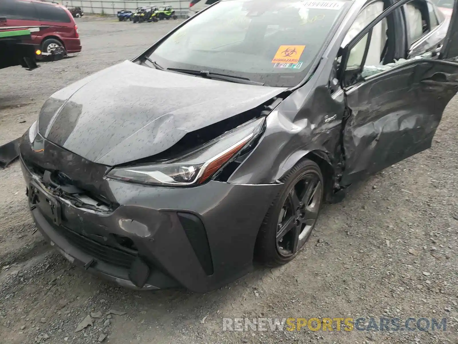 9 Photograph of a damaged car JTDKARFU7L3121650 TOYOTA PRIUS 2020