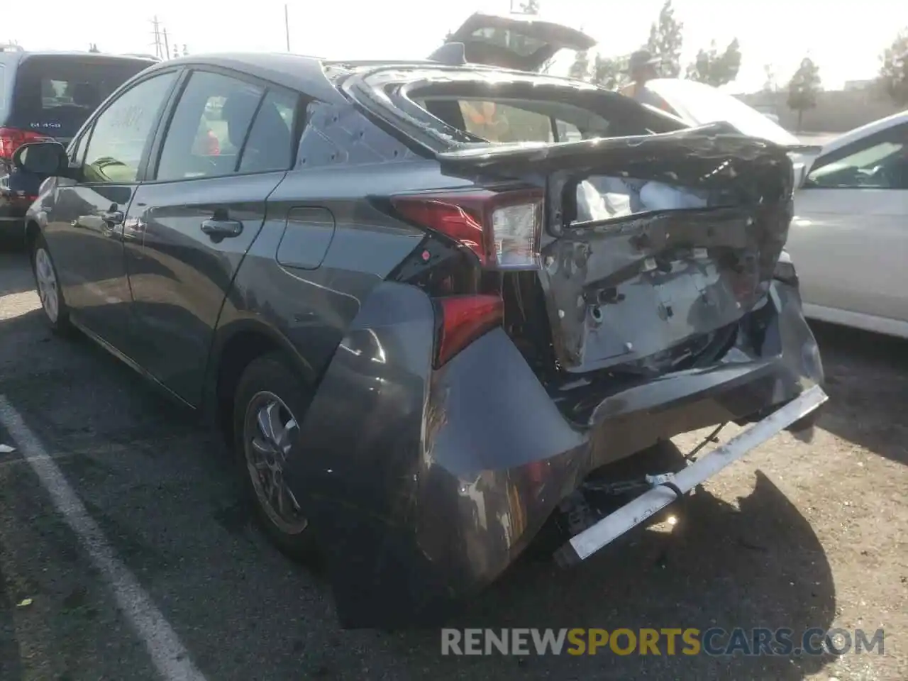 3 Photograph of a damaged car JTDKARFU8L3105330 TOYOTA PRIUS 2020