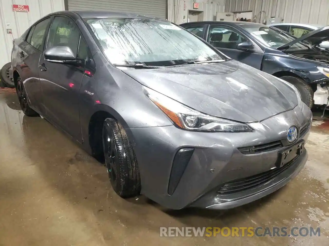 1 Photograph of a damaged car JTDKARFU8L3106879 TOYOTA PRIUS 2020