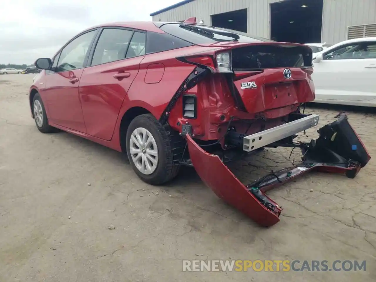 3 Photograph of a damaged car JTDKARFU8L3107210 TOYOTA PRIUS 2020