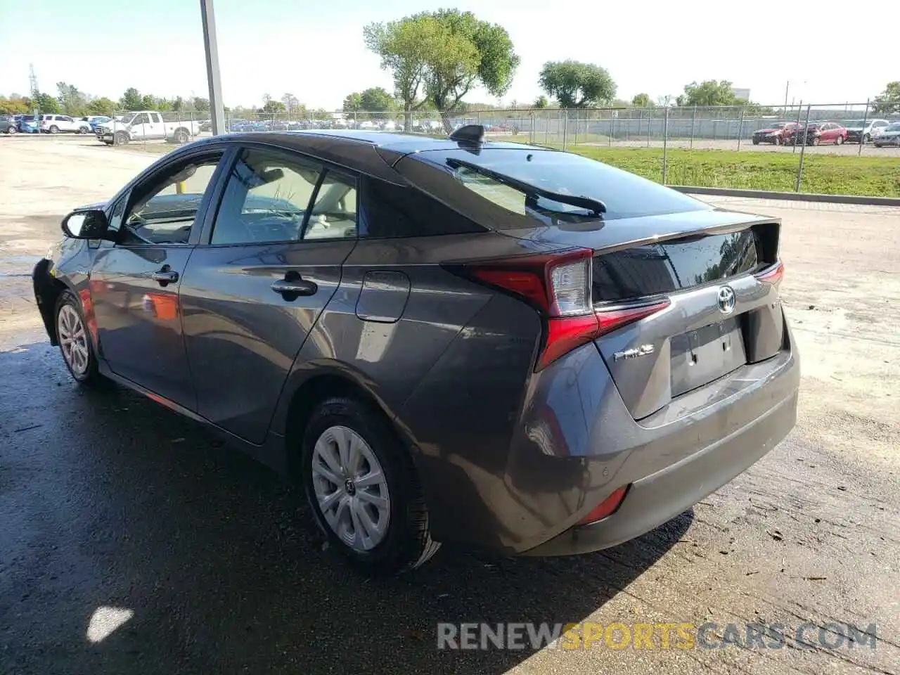 3 Photograph of a damaged car JTDKARFU8L3108986 TOYOTA PRIUS 2020