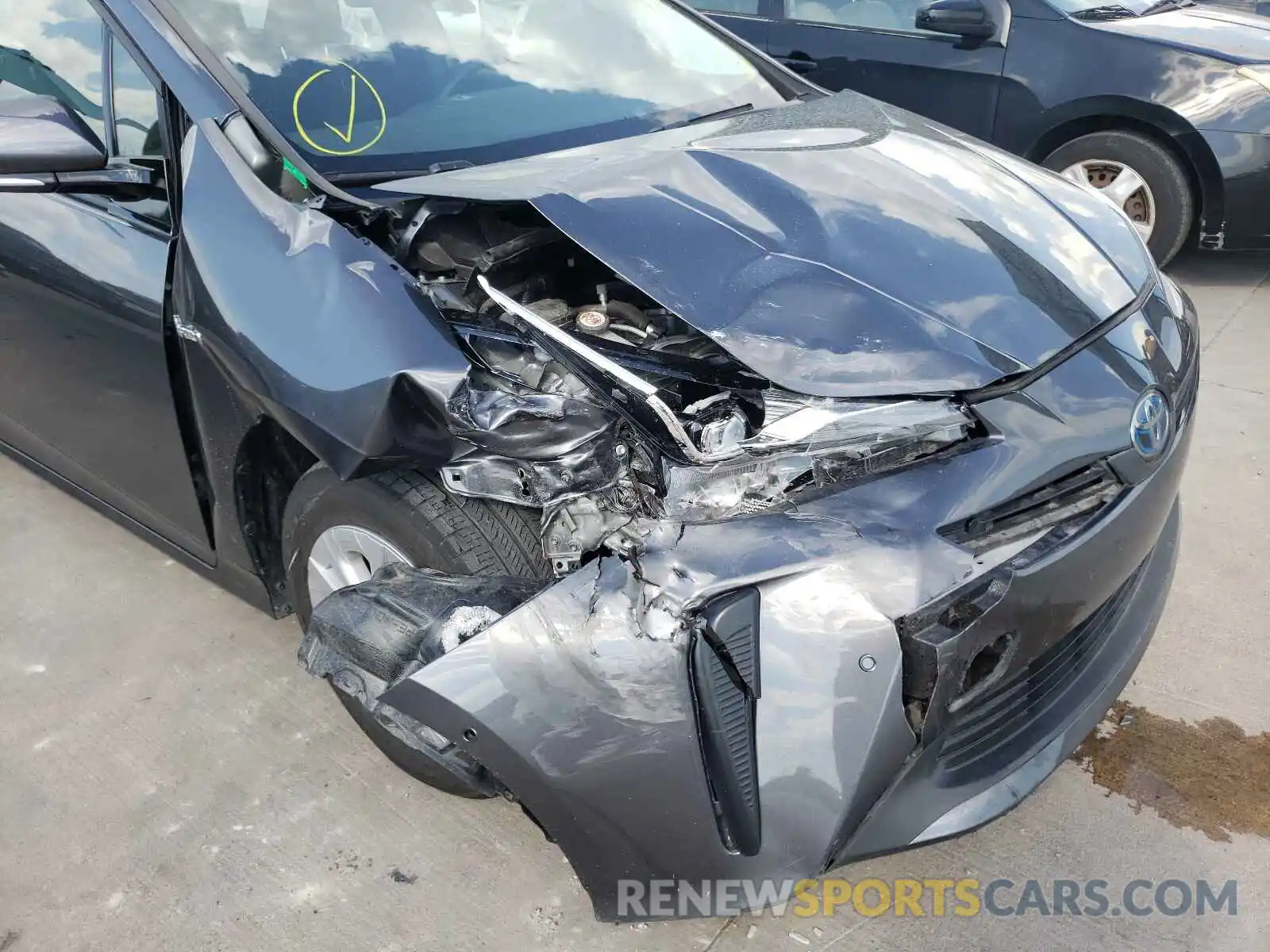 9 Photograph of a damaged car JTDKARFU8L3111550 TOYOTA PRIUS 2020