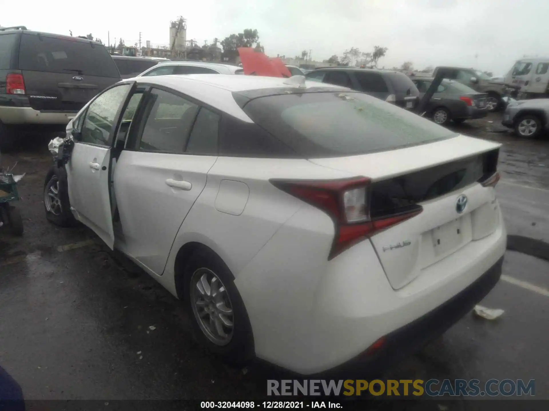 3 Photograph of a damaged car JTDKARFU8L3112228 TOYOTA PRIUS 2020