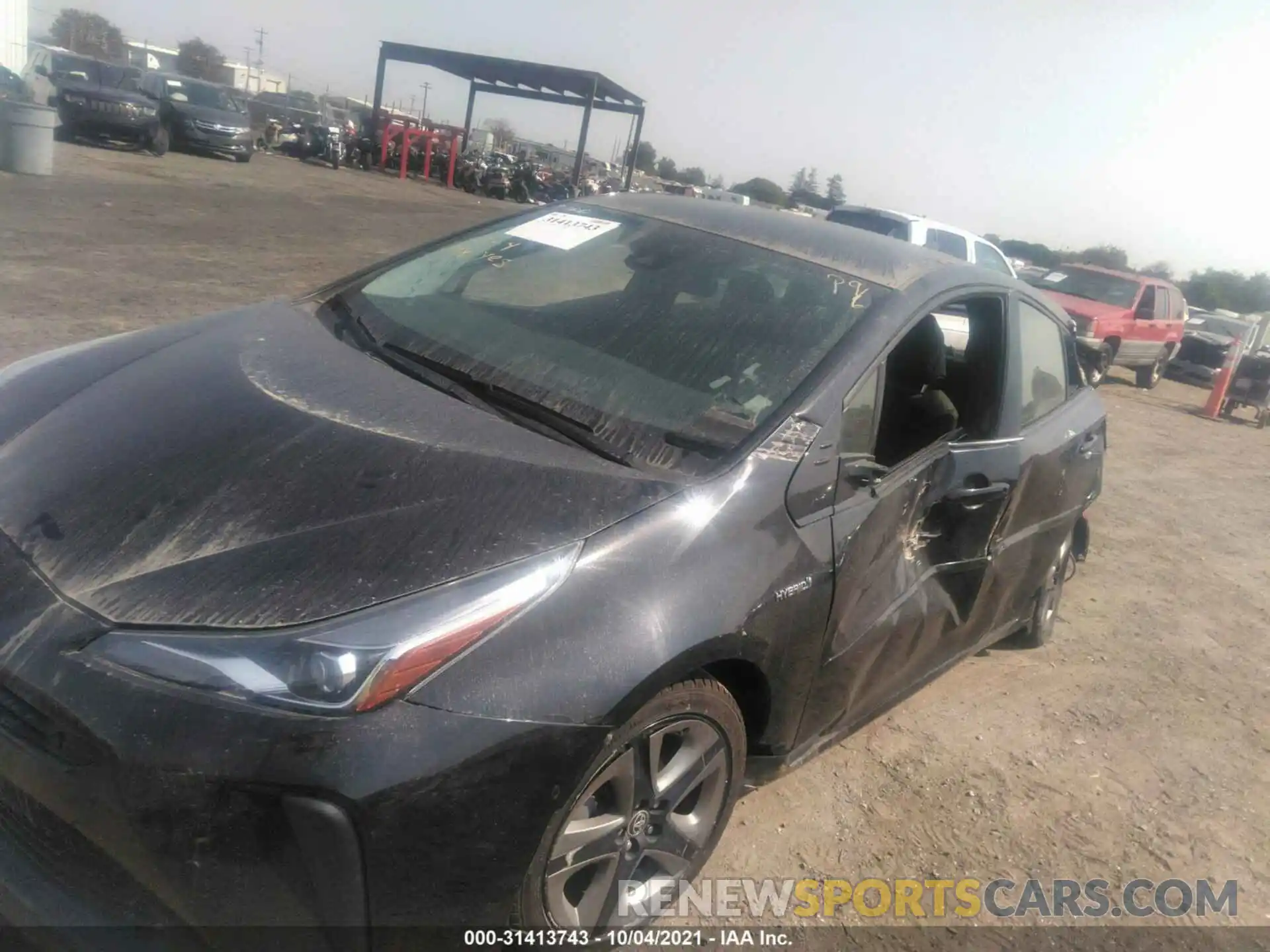 6 Photograph of a damaged car JTDKARFU8L3112276 TOYOTA PRIUS 2020