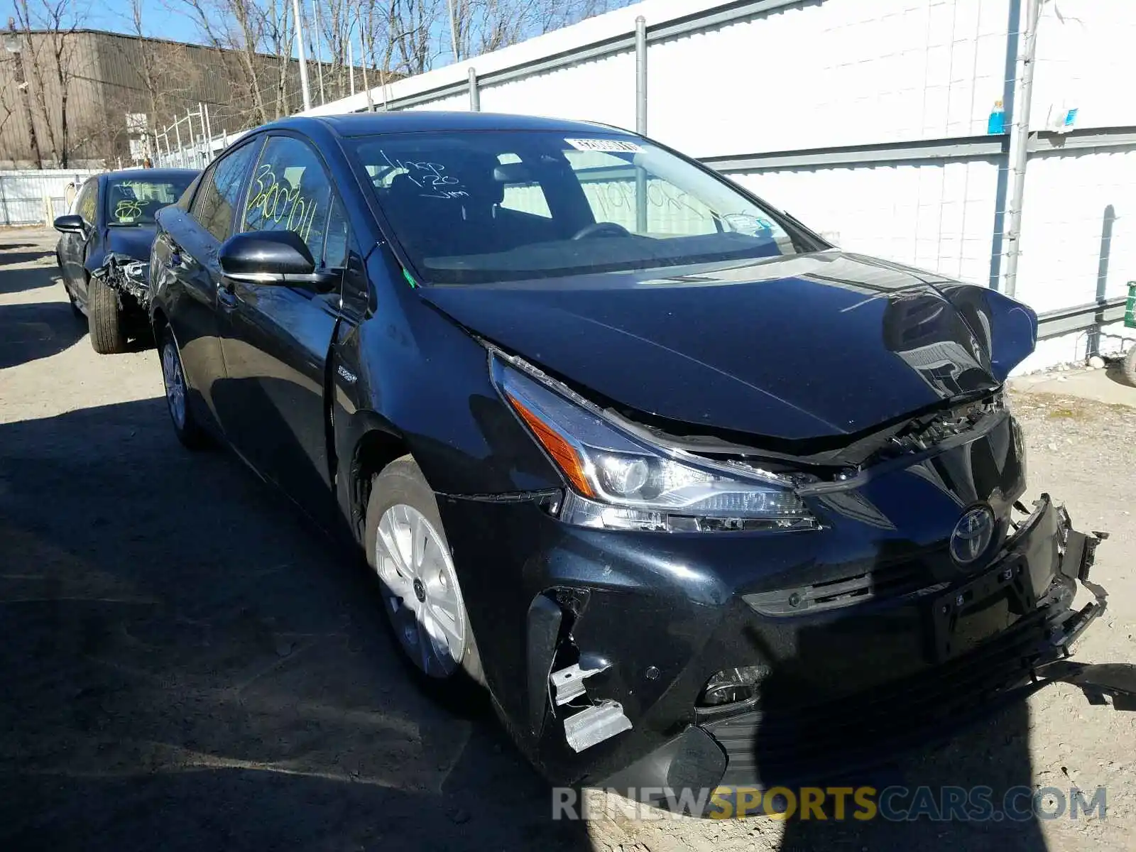 1 Photograph of a damaged car JTDKARFU8L3114061 TOYOTA PRIUS 2020