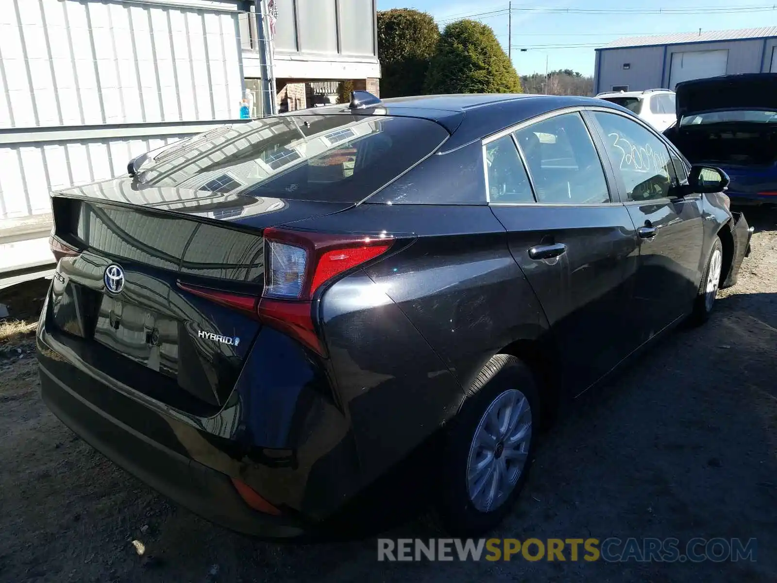 4 Photograph of a damaged car JTDKARFU8L3114061 TOYOTA PRIUS 2020