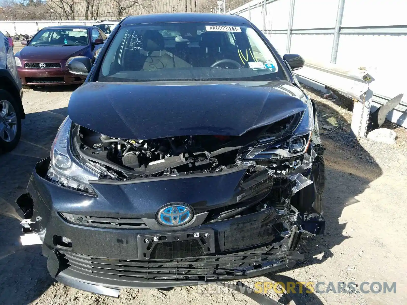 9 Photograph of a damaged car JTDKARFU8L3114061 TOYOTA PRIUS 2020