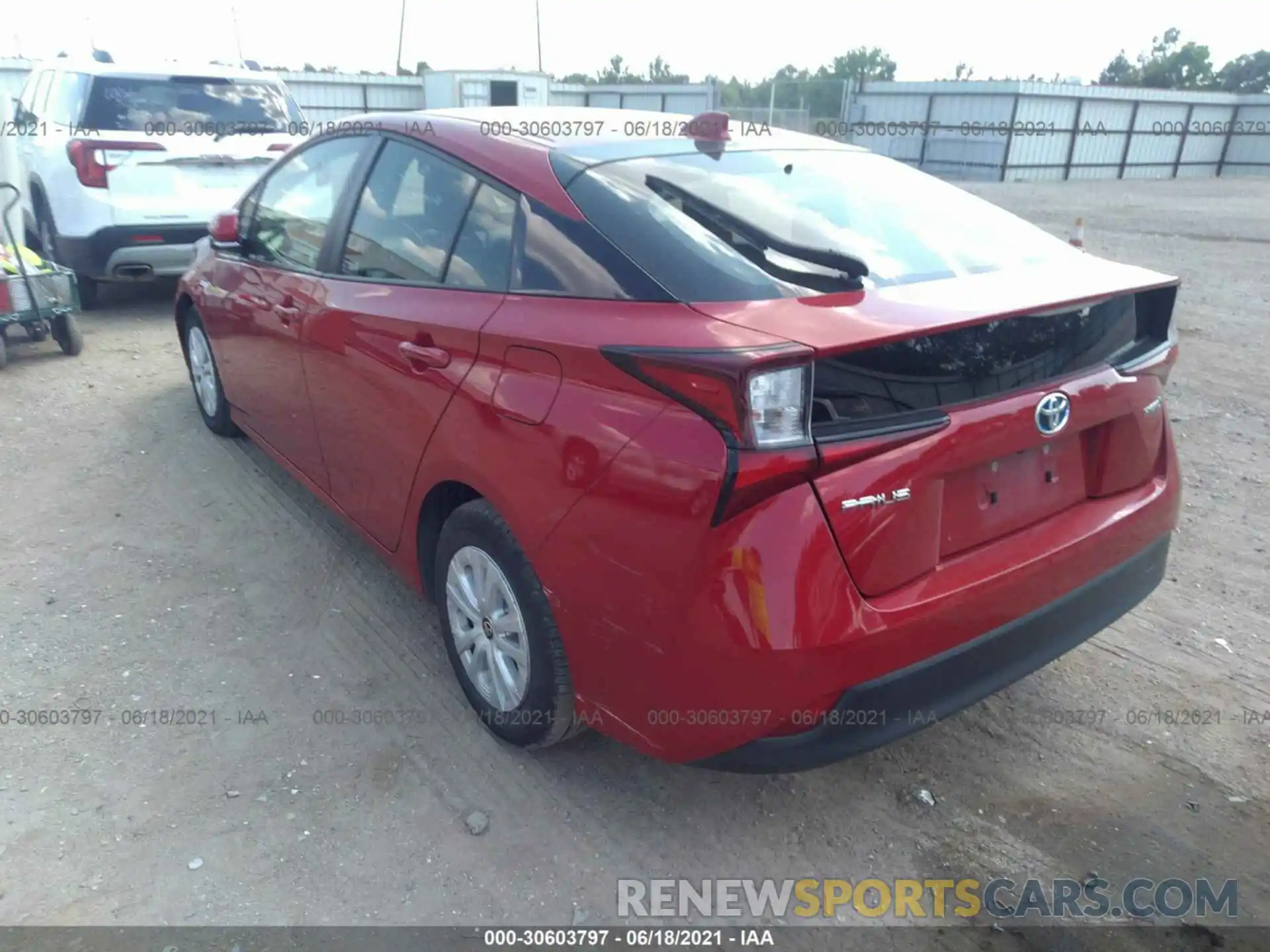 6 Photograph of a damaged car JTDKARFU8L3114836 TOYOTA PRIUS 2020