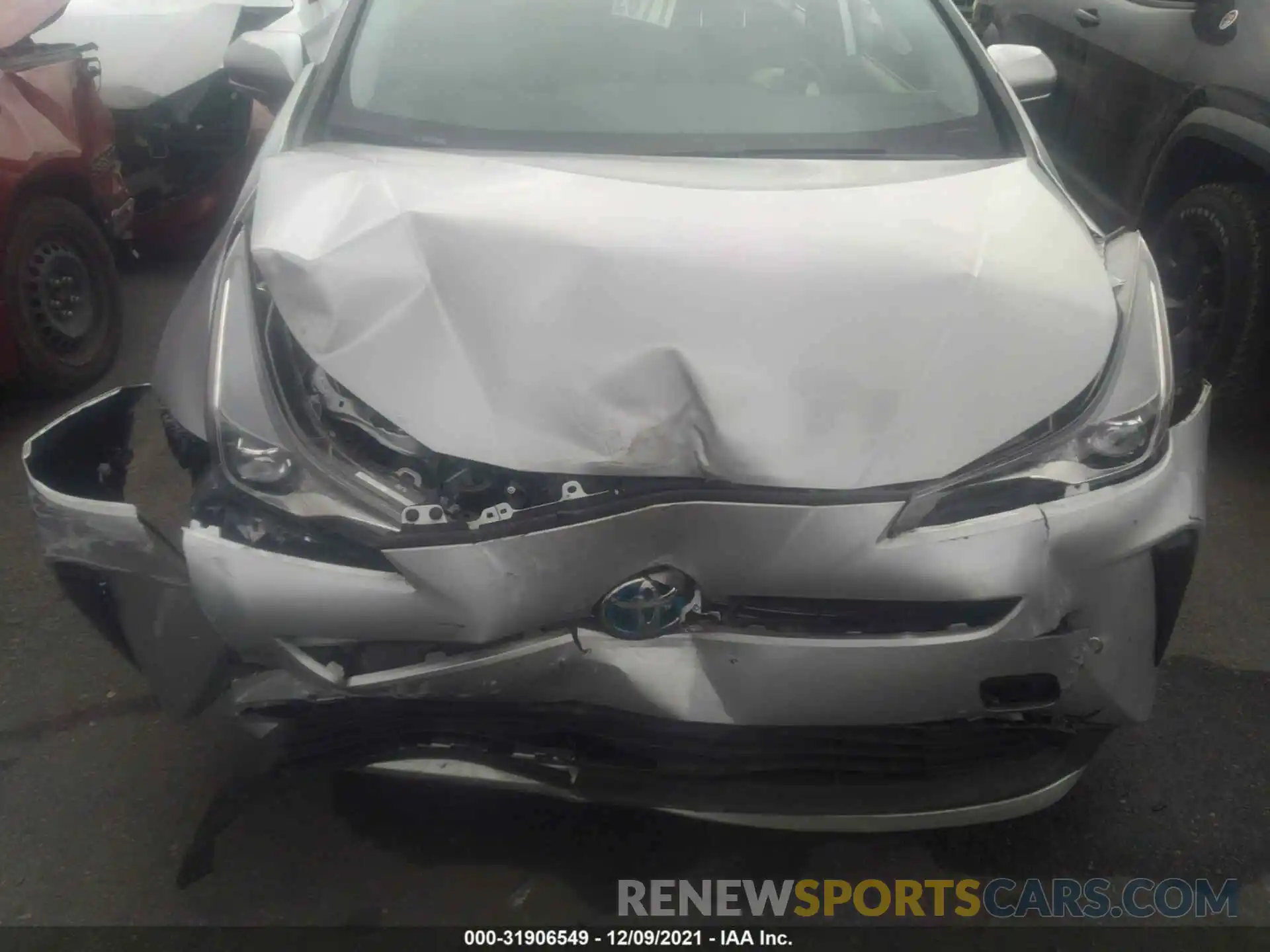 6 Photograph of a damaged car JTDKARFU8L3115372 TOYOTA PRIUS 2020