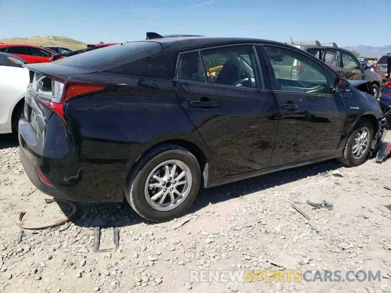 4 Photograph of a damaged car JTDKARFU8L3116456 TOYOTA PRIUS 2020