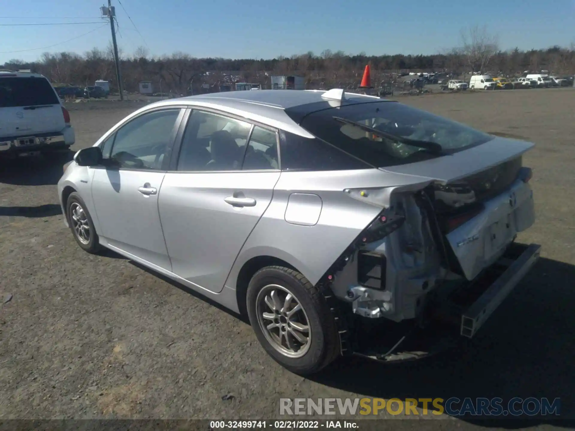 3 Photograph of a damaged car JTDKARFU9L3104218 TOYOTA PRIUS 2020