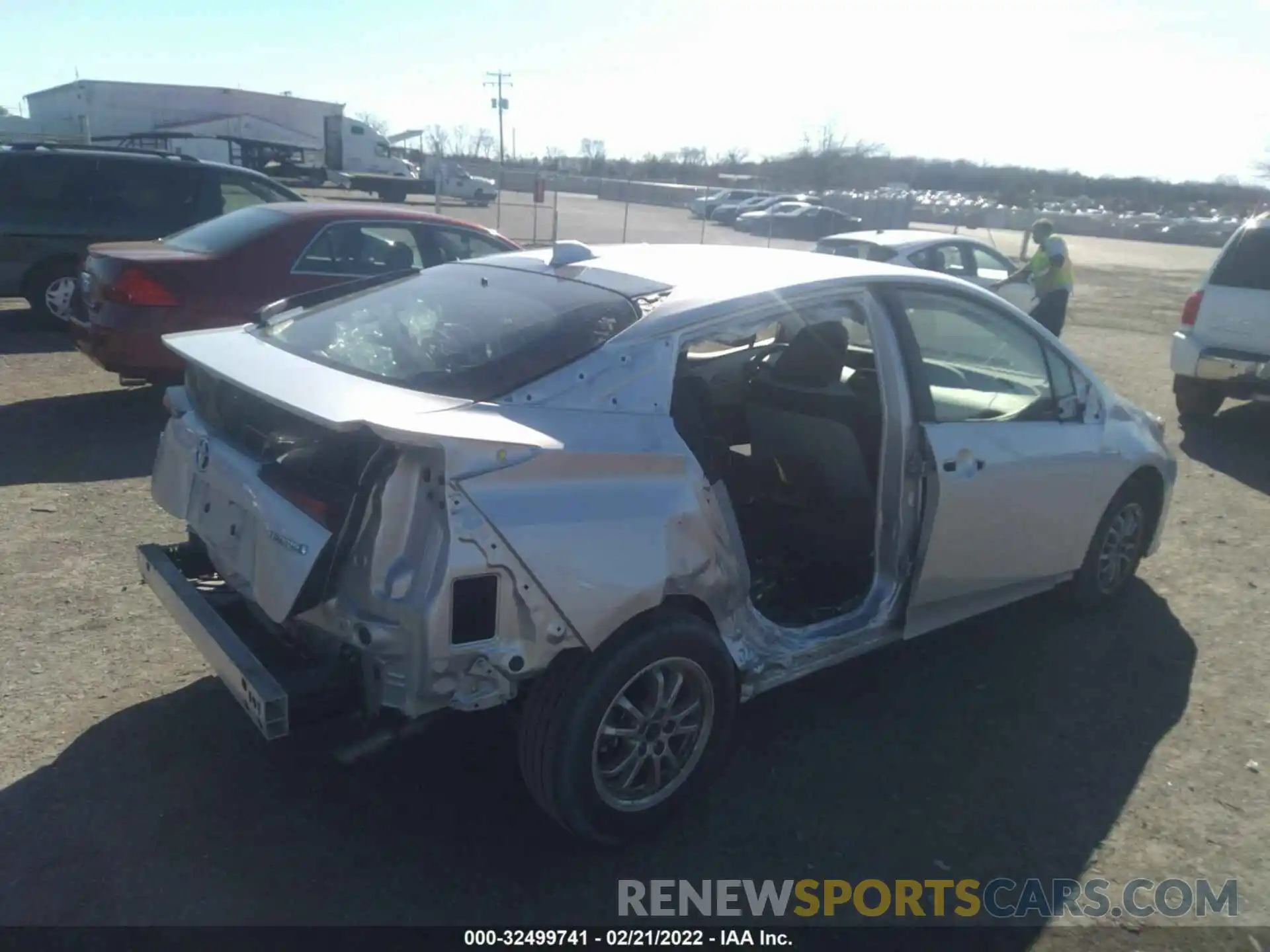 4 Photograph of a damaged car JTDKARFU9L3104218 TOYOTA PRIUS 2020