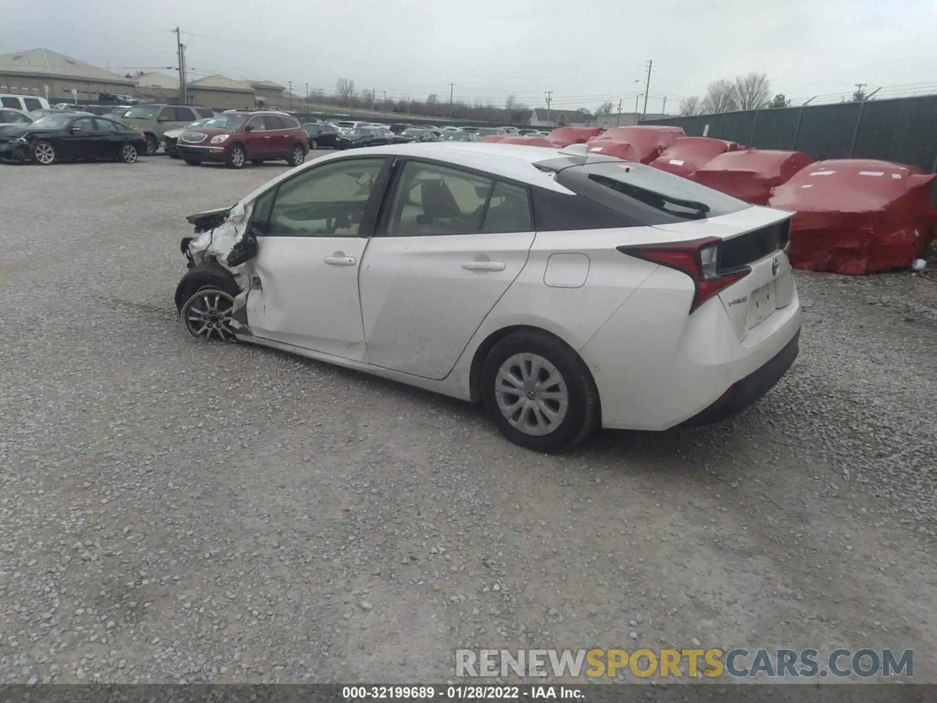 3 Photograph of a damaged car JTDKARFU9L3106180 TOYOTA PRIUS 2020