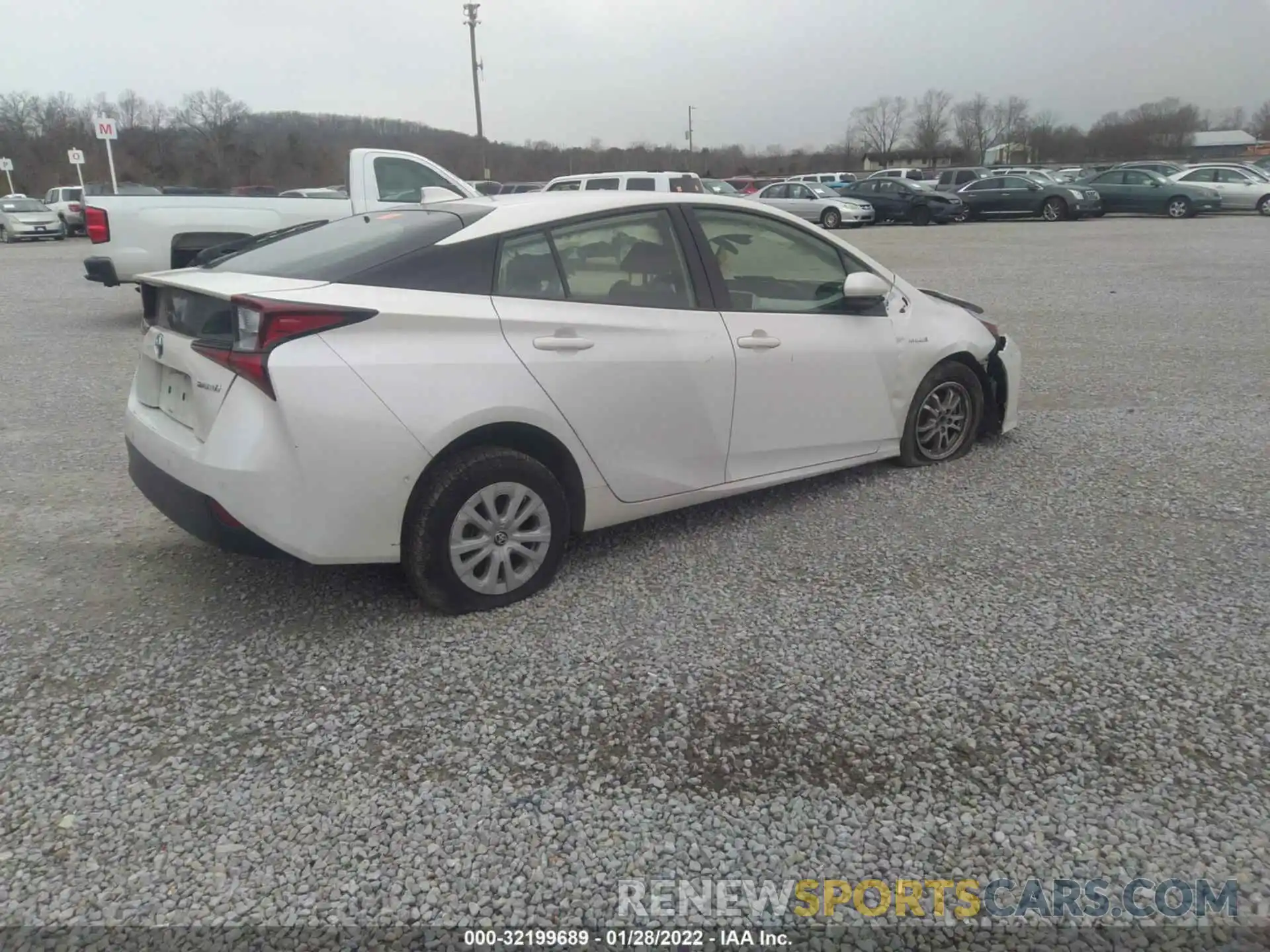 4 Photograph of a damaged car JTDKARFU9L3106180 TOYOTA PRIUS 2020