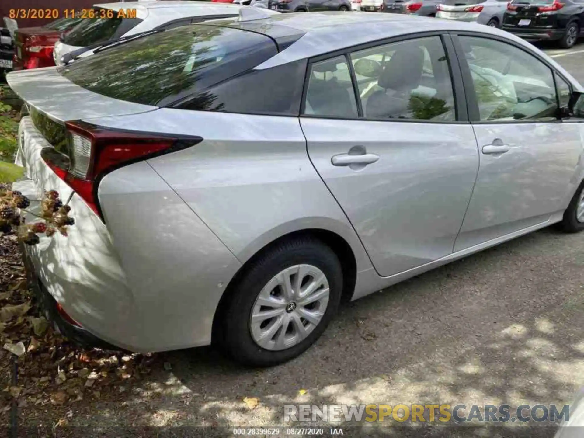 17 Photograph of a damaged car JTDKARFU9L3106308 TOYOTA PRIUS 2020