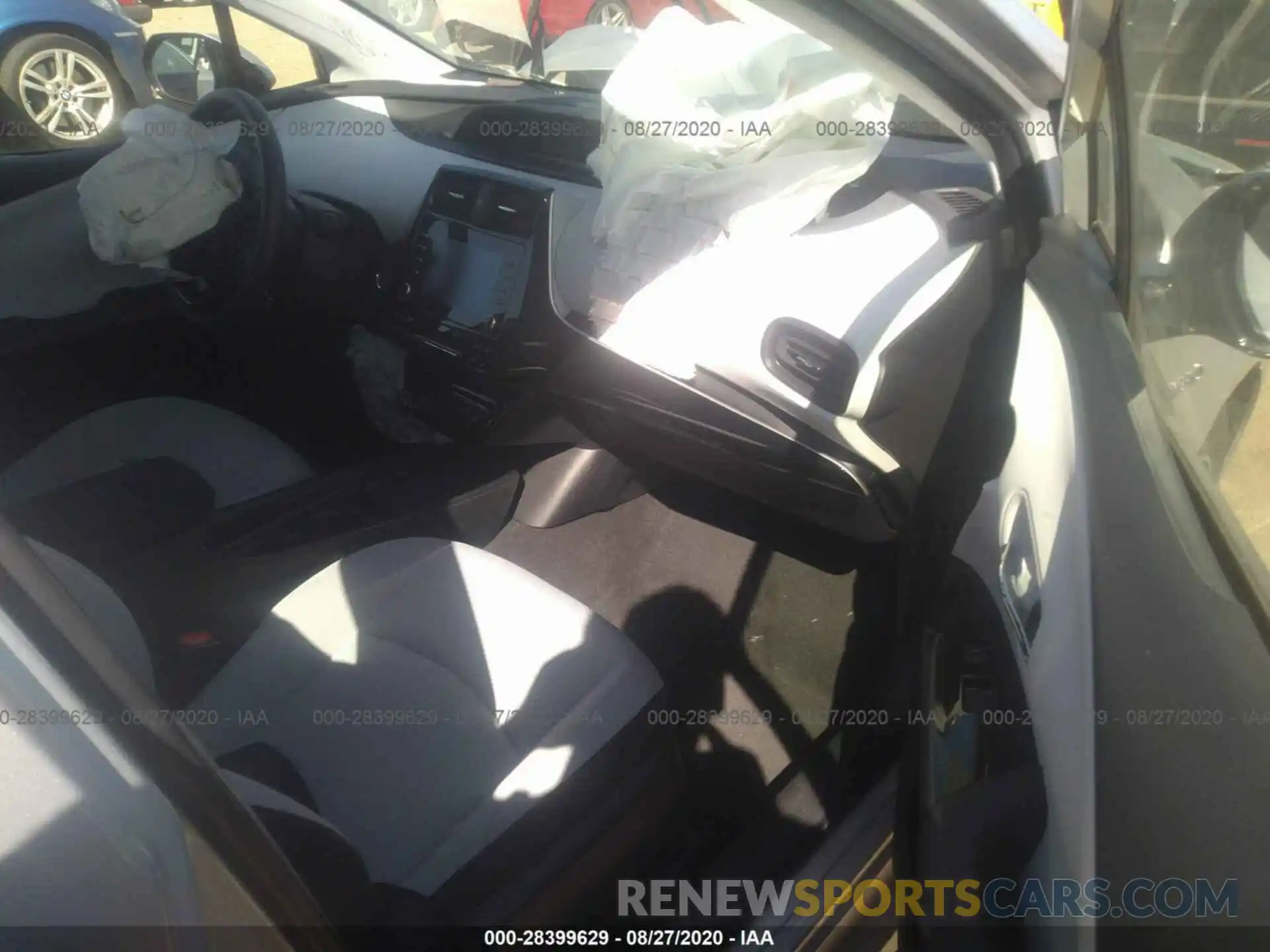 5 Photograph of a damaged car JTDKARFU9L3106308 TOYOTA PRIUS 2020