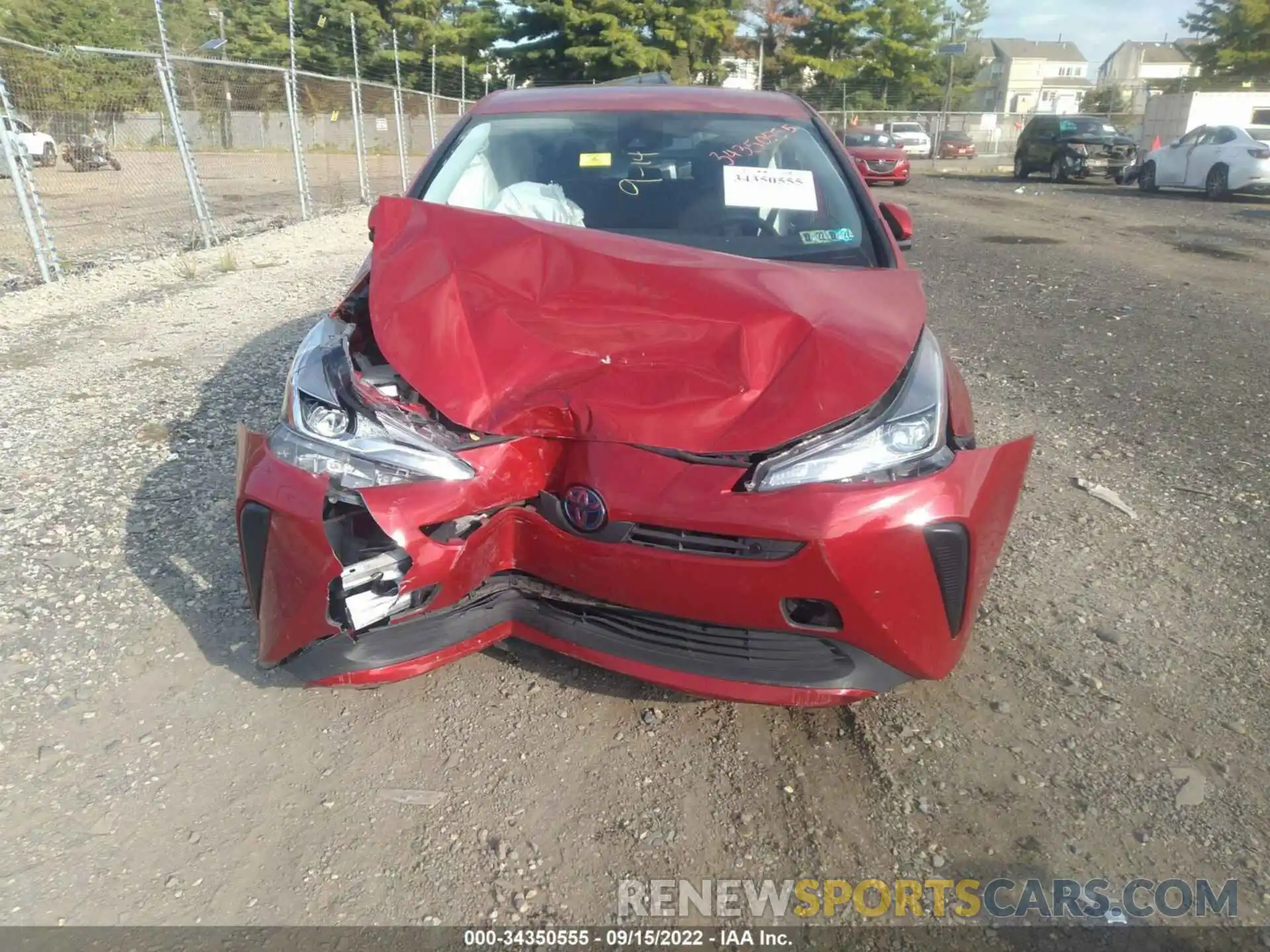 6 Photograph of a damaged car JTDKARFU9L3107104 TOYOTA PRIUS 2020