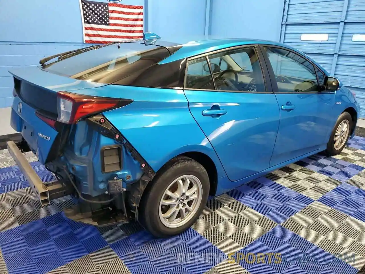 3 Photograph of a damaged car JTDKARFU9L3107135 TOYOTA PRIUS 2020