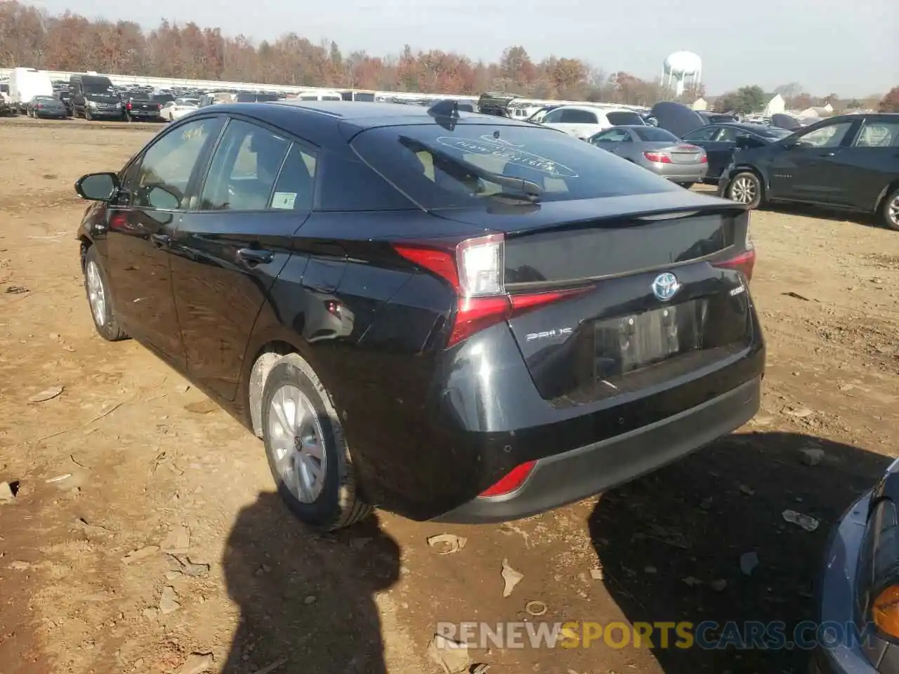 3 Photograph of a damaged car JTDKARFU9L3107202 TOYOTA PRIUS 2020