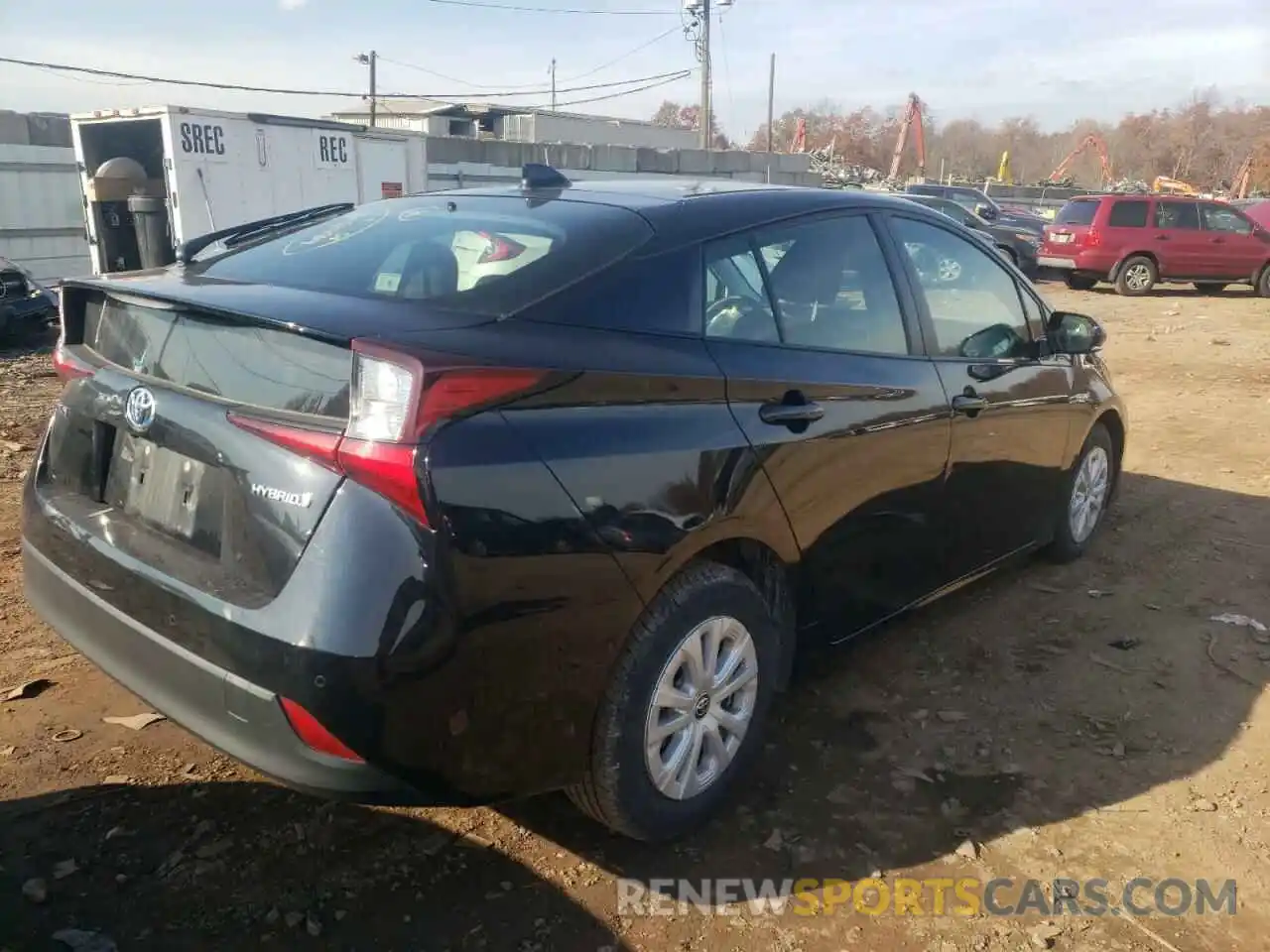 4 Photograph of a damaged car JTDKARFU9L3107202 TOYOTA PRIUS 2020