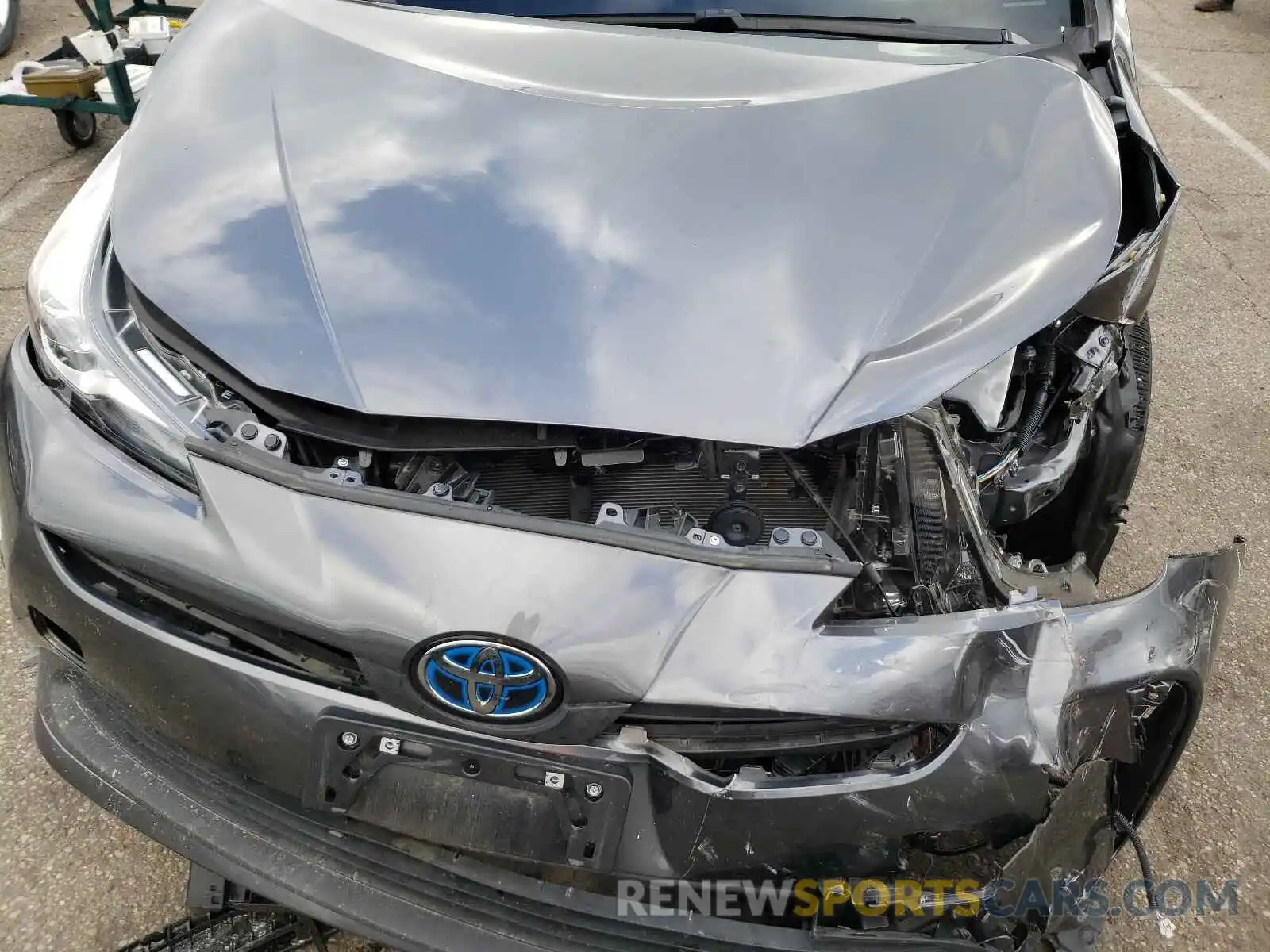 9 Photograph of a damaged car JTDKARFU9L3107376 TOYOTA PRIUS 2020