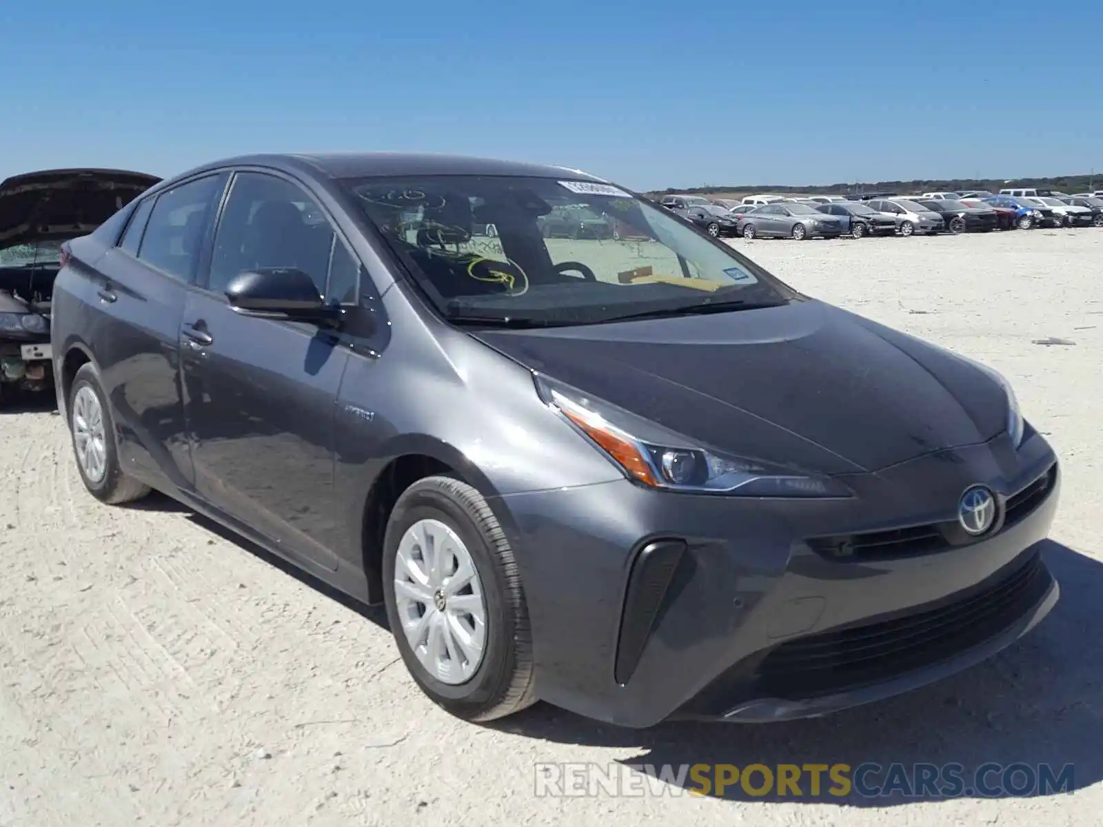 1 Photograph of a damaged car JTDKARFU9L3108513 TOYOTA PRIUS 2020