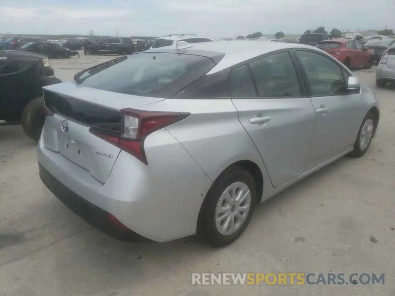 4 Photograph of a damaged car JTDKARFU9L3108978 TOYOTA PRIUS 2020