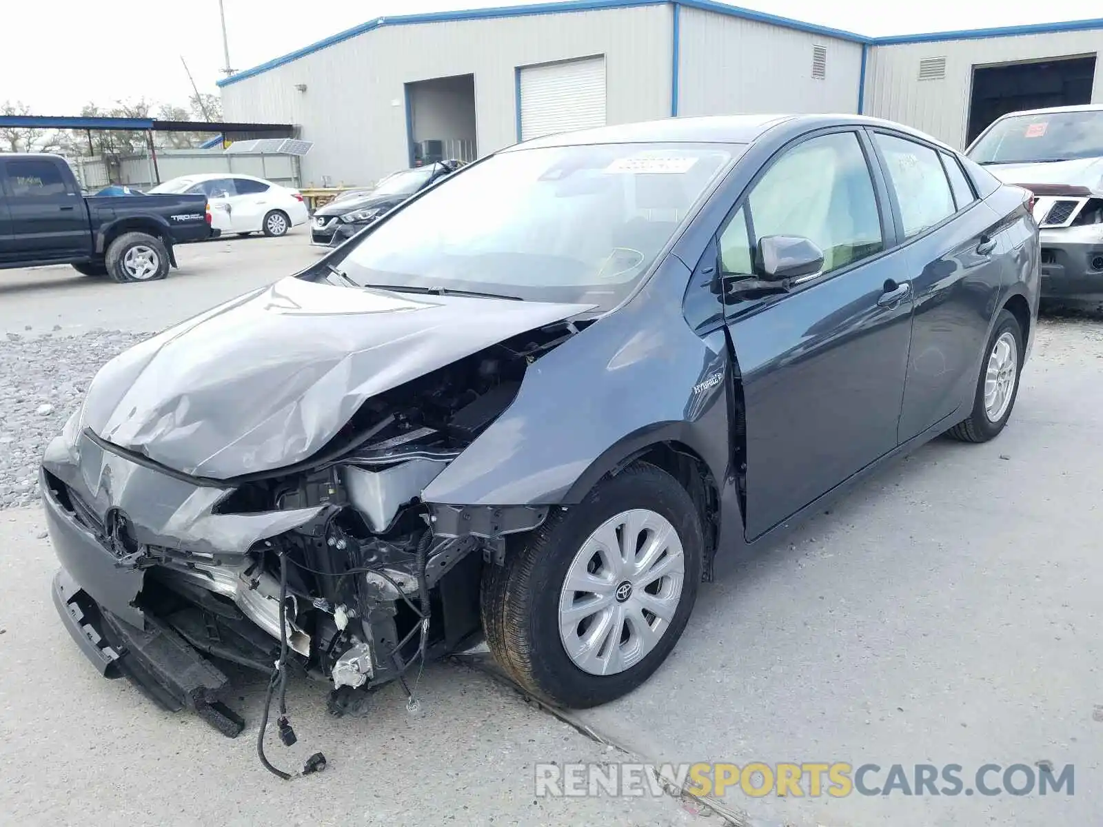 2 Photograph of a damaged car JTDKARFU9L3111086 TOYOTA PRIUS 2020