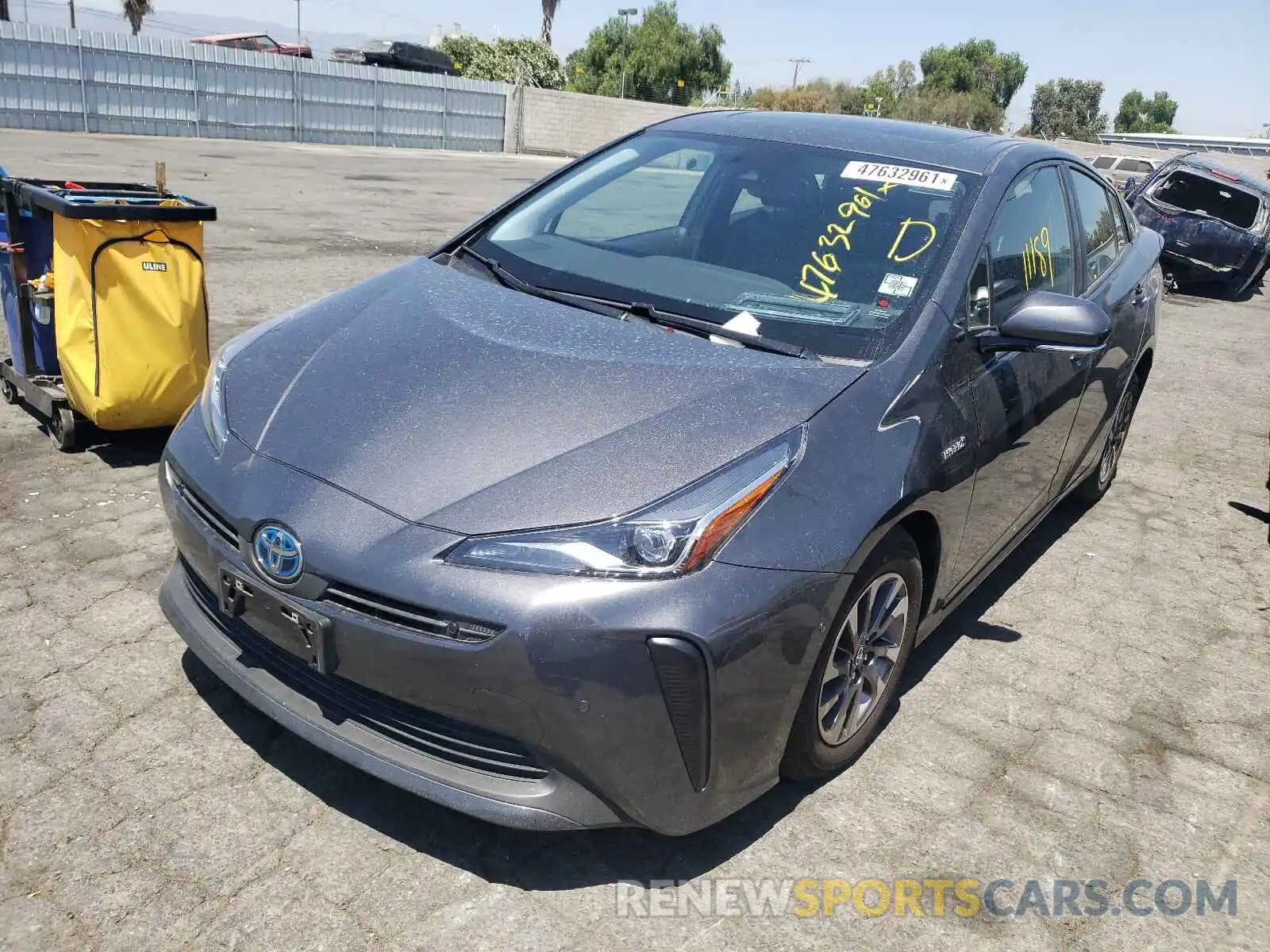 2 Photograph of a damaged car JTDKARFU9L3111816 TOYOTA PRIUS 2020