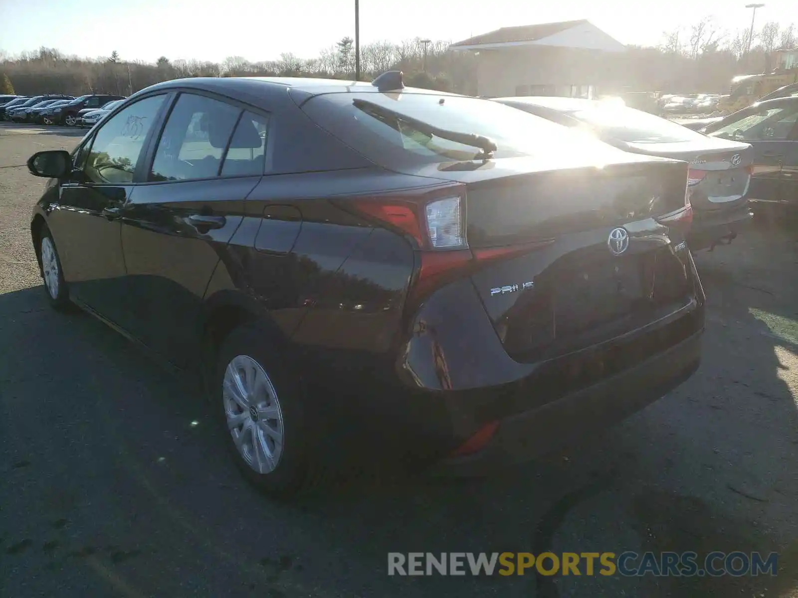 3 Photograph of a damaged car JTDKARFU9L3113615 TOYOTA PRIUS 2020