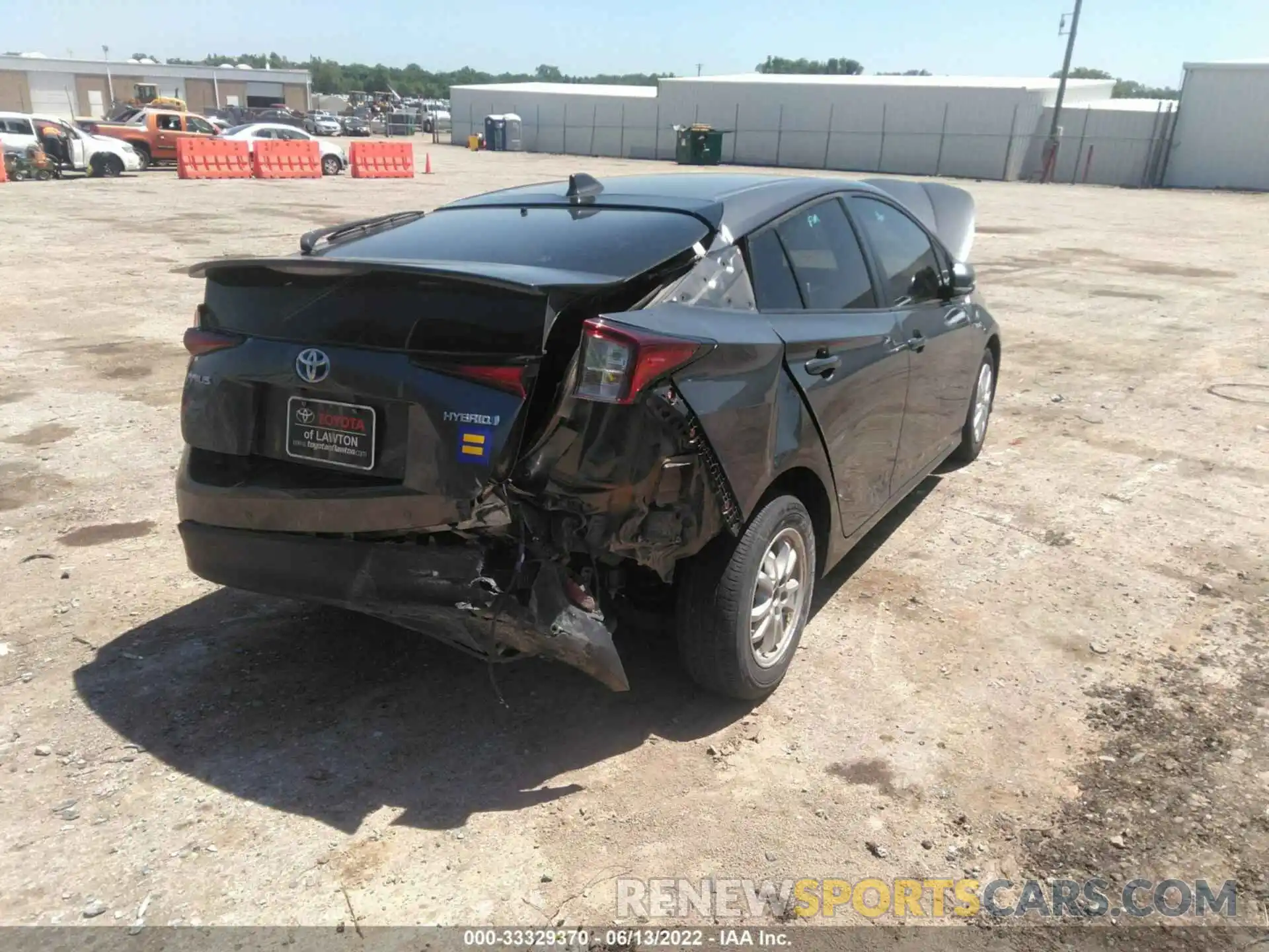 4 Photograph of a damaged car JTDKARFU9L3114926 TOYOTA PRIUS 2020