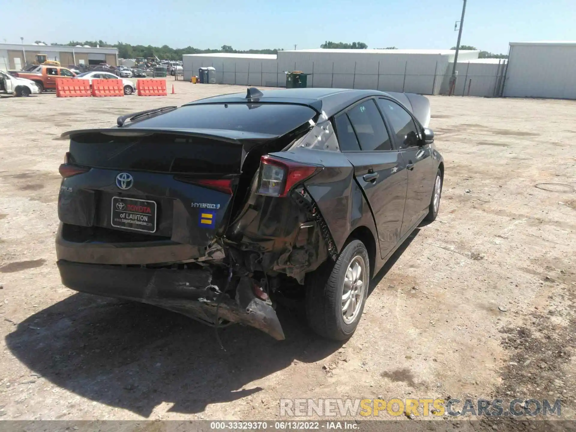 6 Photograph of a damaged car JTDKARFU9L3114926 TOYOTA PRIUS 2020