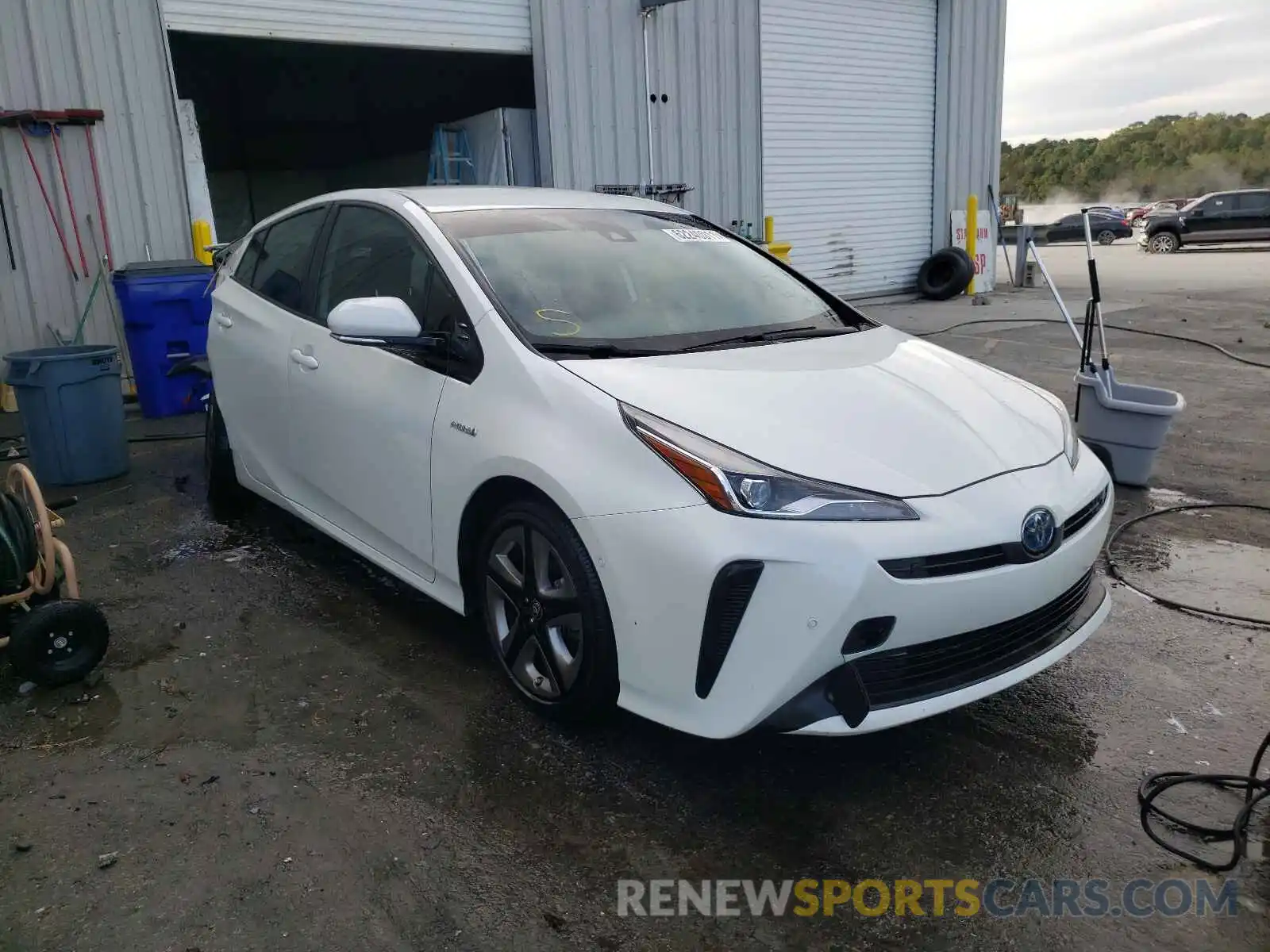 1 Photograph of a damaged car JTDKARFU9L3116627 TOYOTA PRIUS 2020