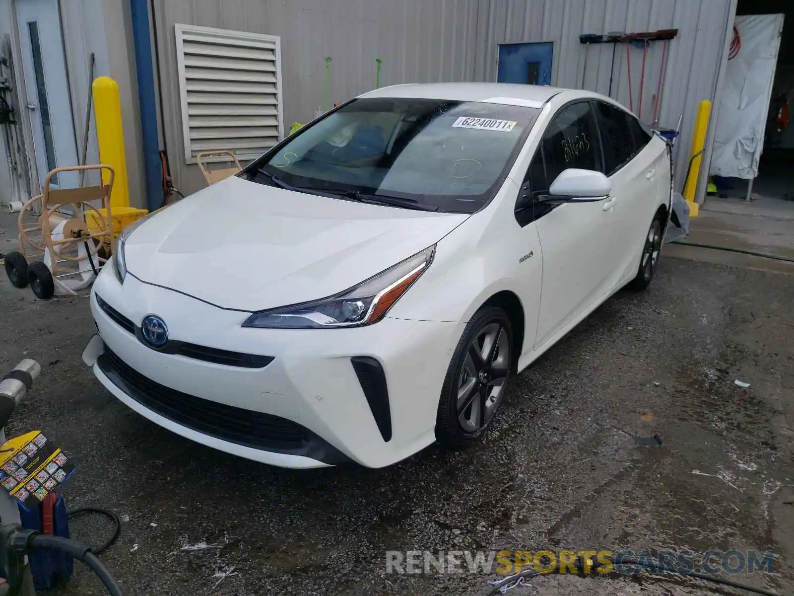 2 Photograph of a damaged car JTDKARFU9L3116627 TOYOTA PRIUS 2020