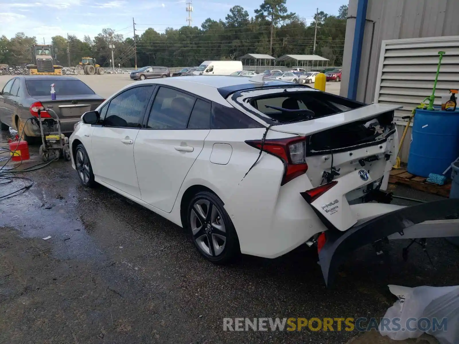 3 Photograph of a damaged car JTDKARFU9L3116627 TOYOTA PRIUS 2020