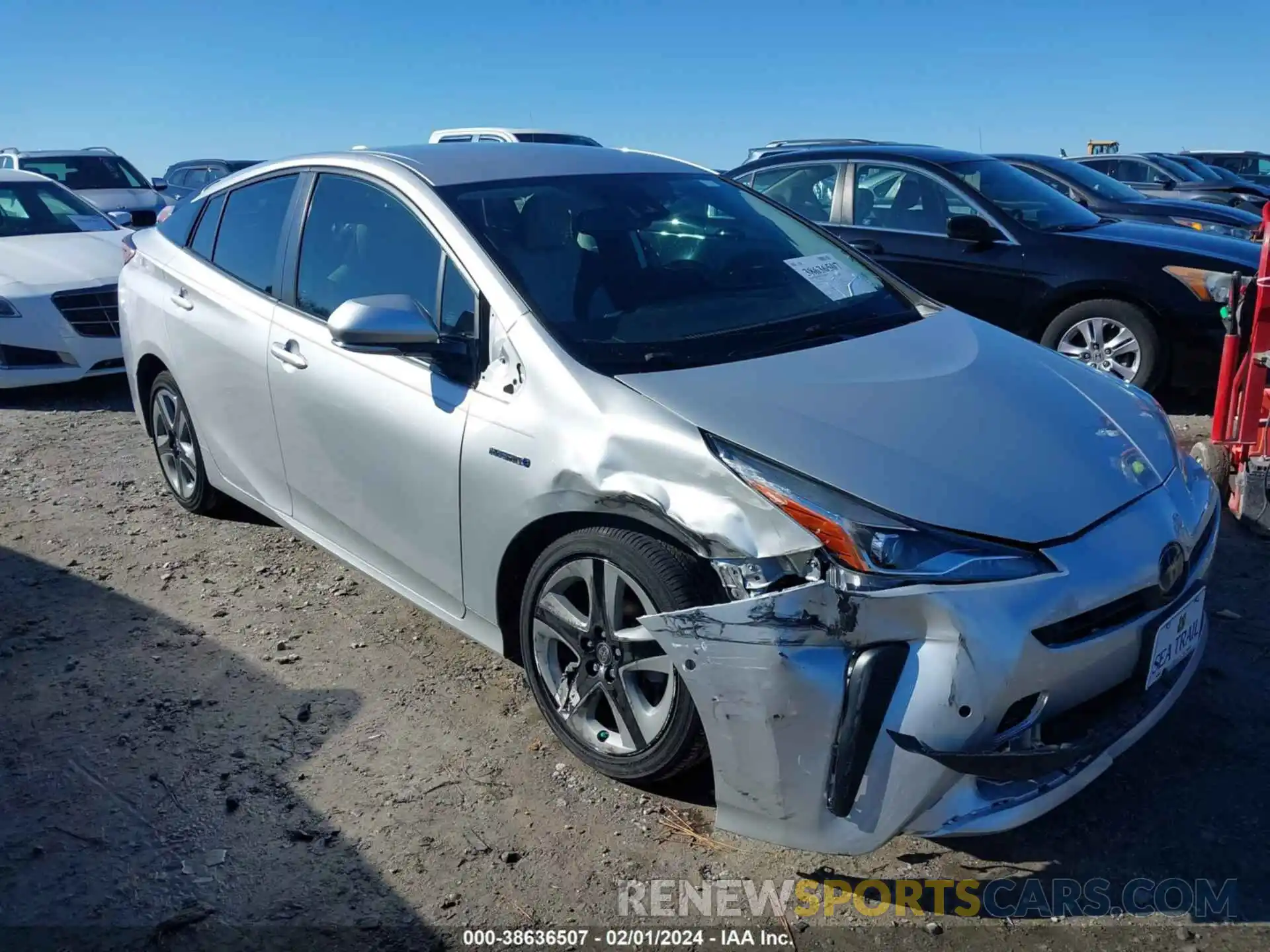 6 Photograph of a damaged car JTDKARFU9L3117650 TOYOTA PRIUS 2020