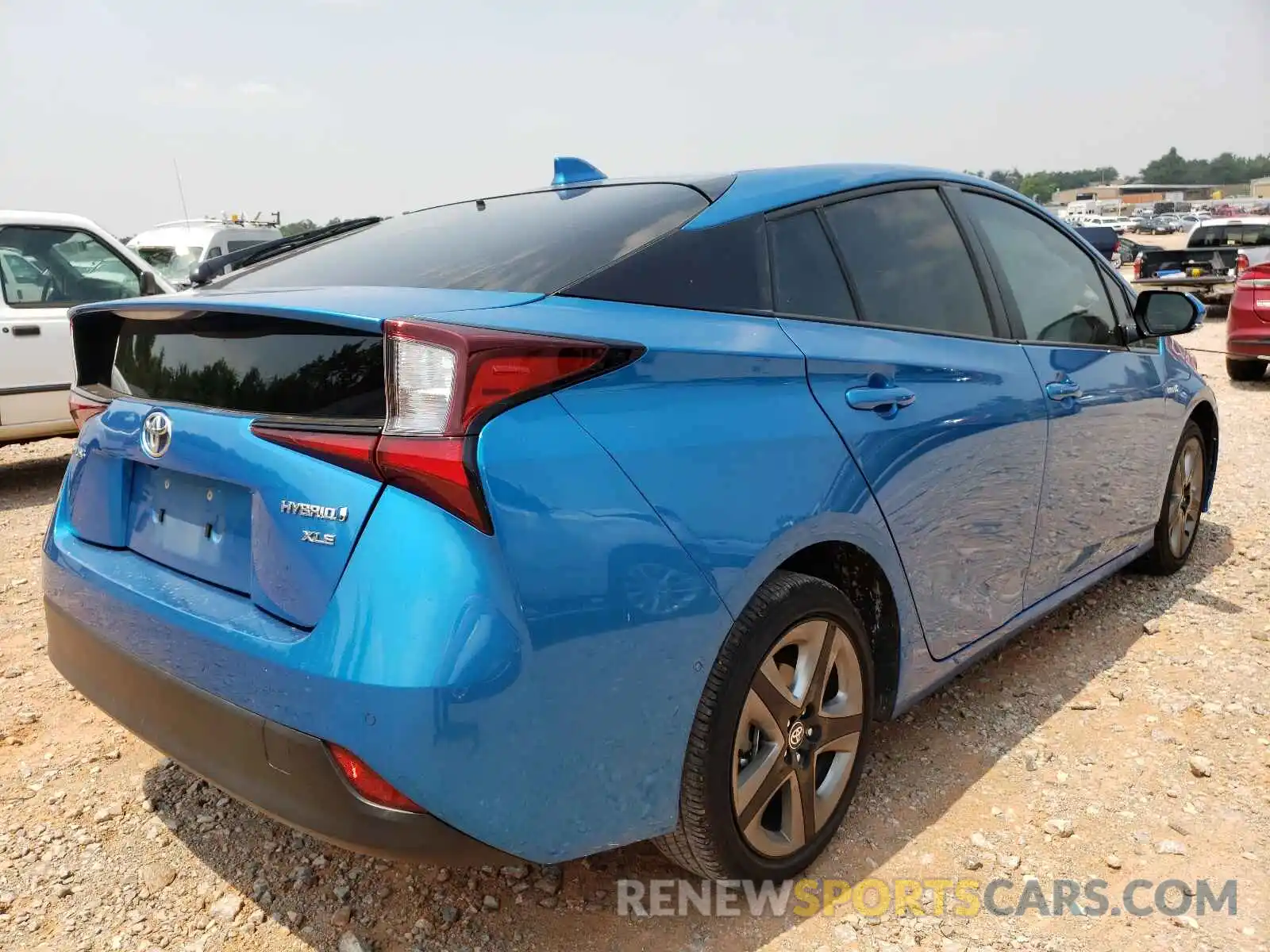 4 Photograph of a damaged car JTDKARFU9L3119379 TOYOTA PRIUS 2020