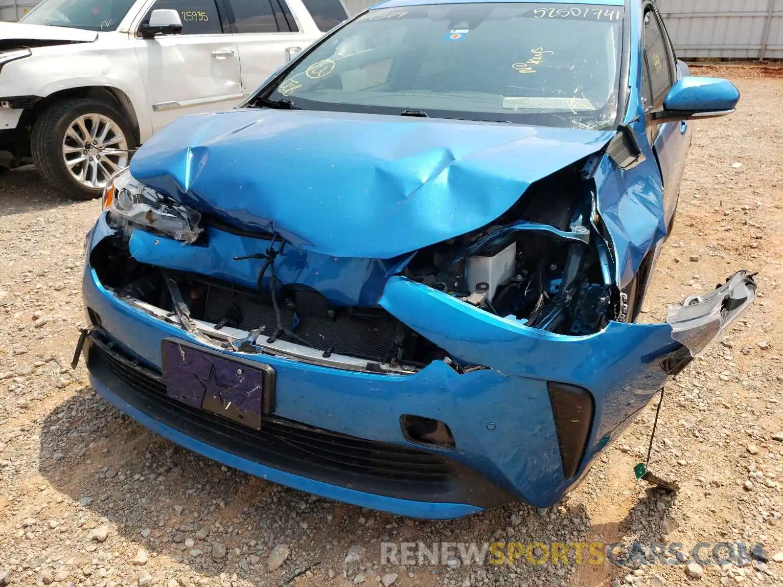 9 Photograph of a damaged car JTDKARFU9L3119379 TOYOTA PRIUS 2020