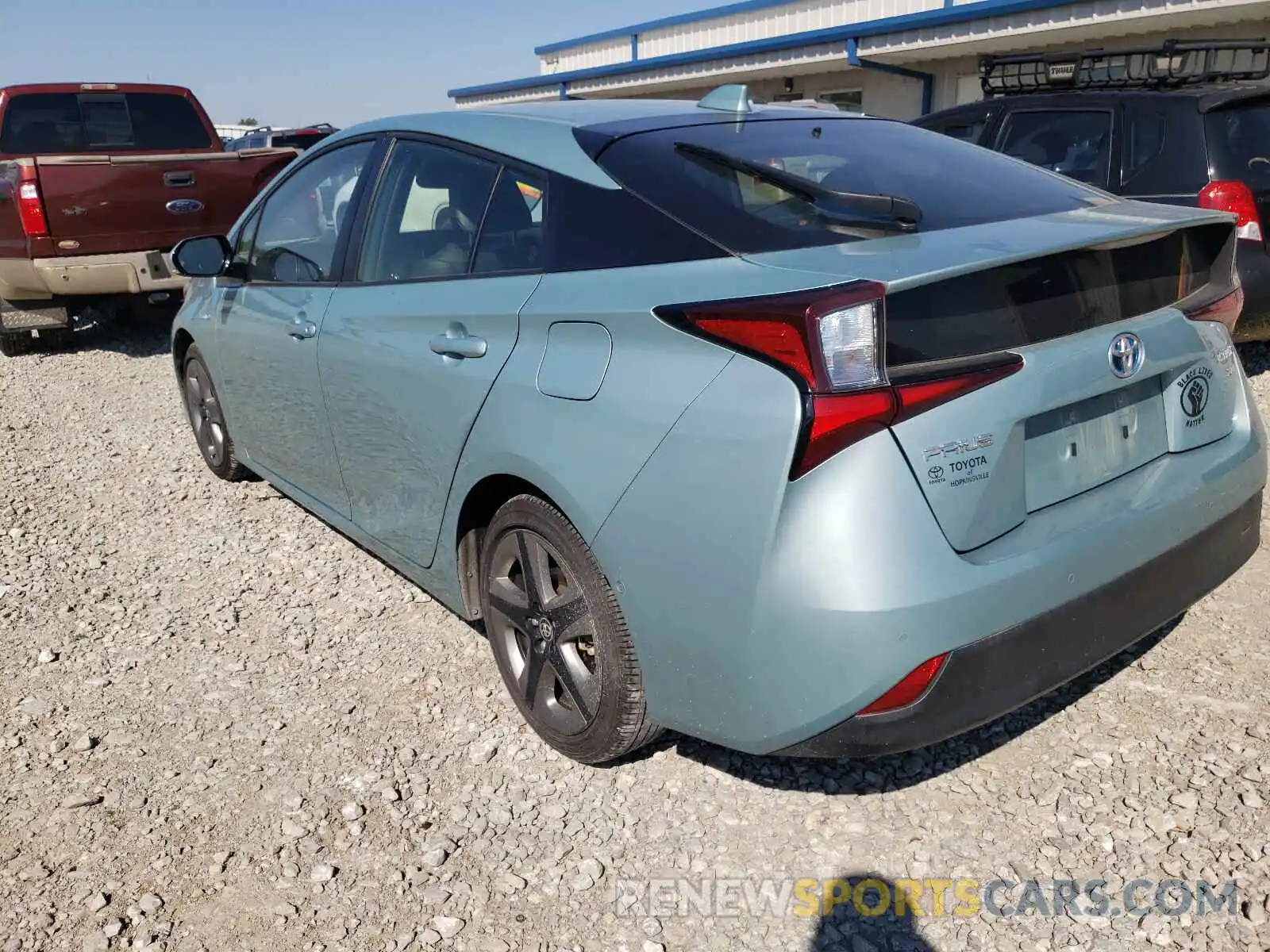 3 Photograph of a damaged car JTDKARFU9L3120323 TOYOTA PRIUS 2020