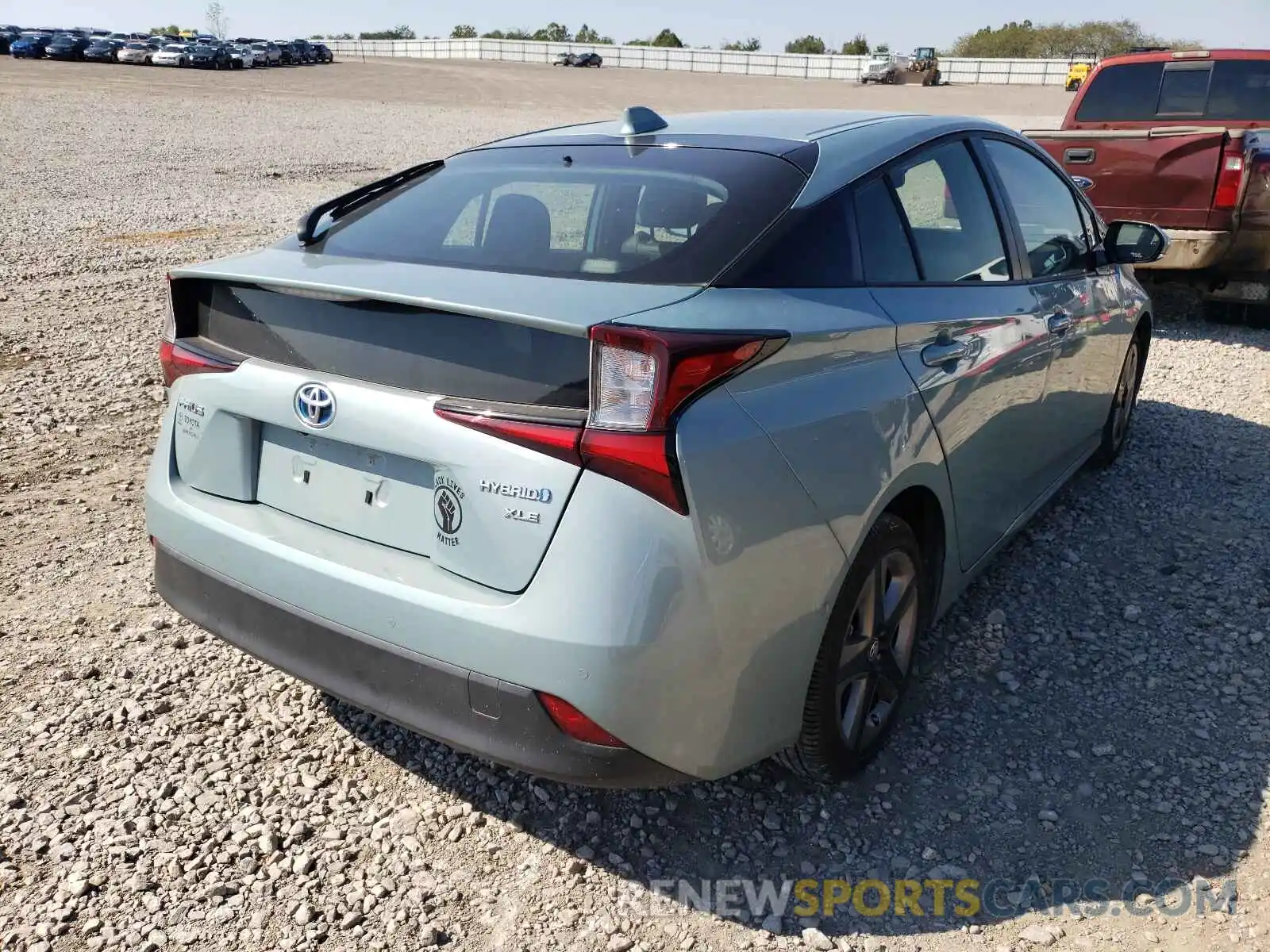 4 Photograph of a damaged car JTDKARFU9L3120323 TOYOTA PRIUS 2020