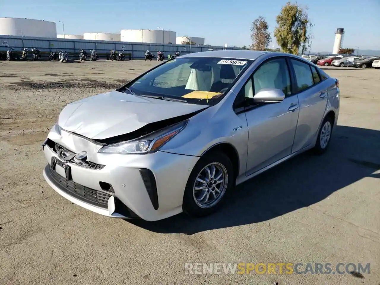 2 Photograph of a damaged car JTDKARFU9L3121861 TOYOTA PRIUS 2020